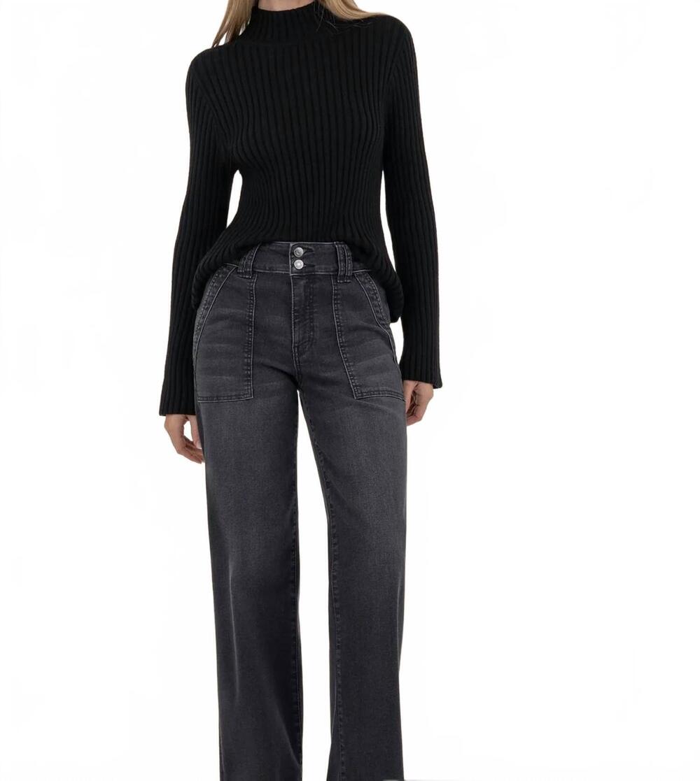 NEW KUT FROM THE KLOTH hera sweater in black